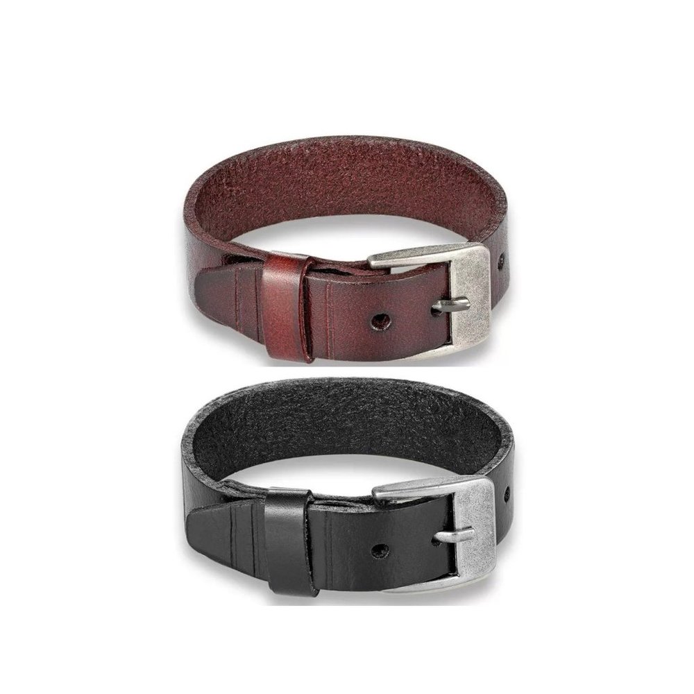 Leather Buckle Bracelet